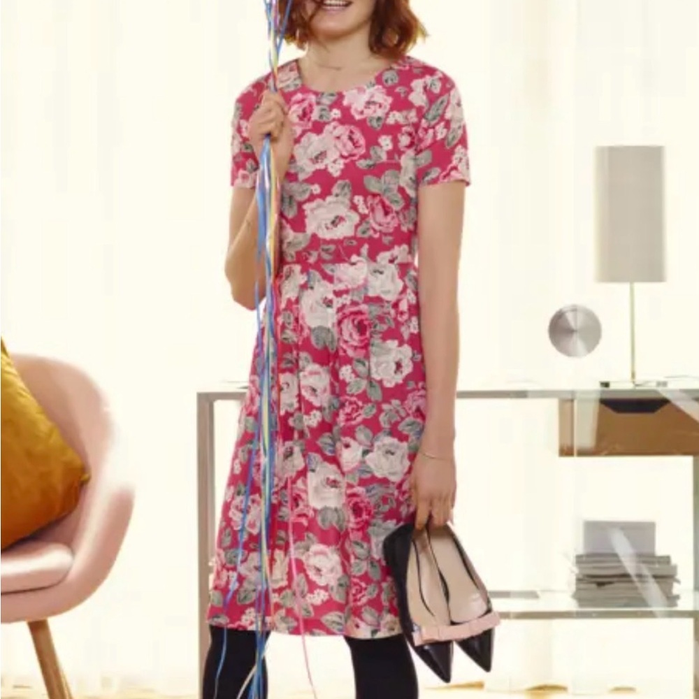 Cath Kidston Red Floral Dress